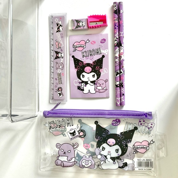 💜(KUR0002) Kuromi Adorable 8-Piece Summer Fun Bundle - Picture 5 of 14